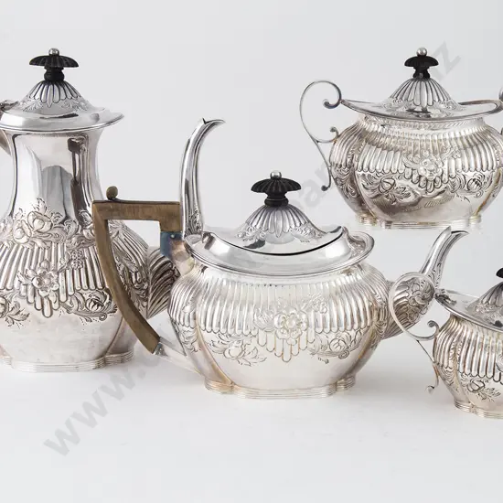 S/P Four Piece Tea & Coffee Set