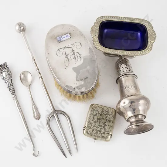 Victorian S/S Sugar Caster etc