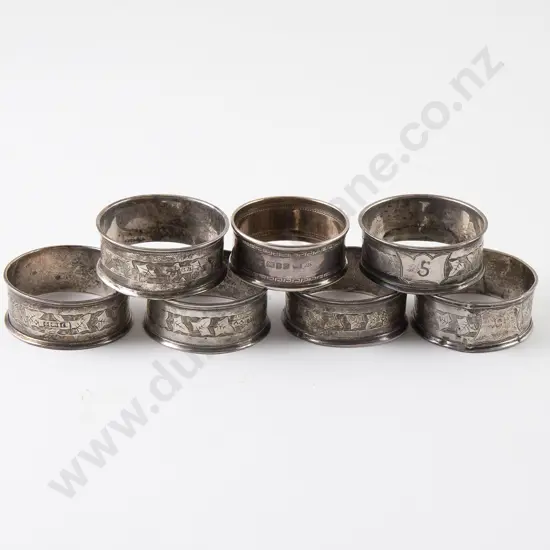 Seven S/S Circular Napkin Rings