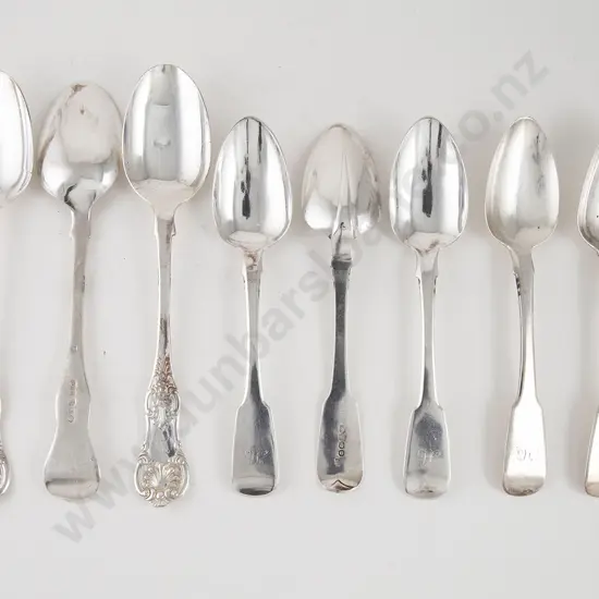 Set Of 5 Geo IV S/S Irish Tablespoons