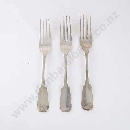 Three Geo III Irish S/S Tableforks