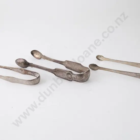 Pair Of Geo IV Irish S/S Sugar Tongs