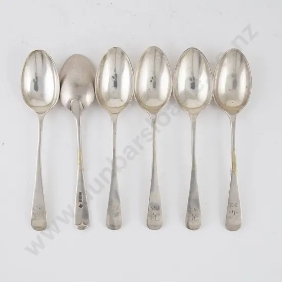 Set Of Six Vict S/S Teaspoons