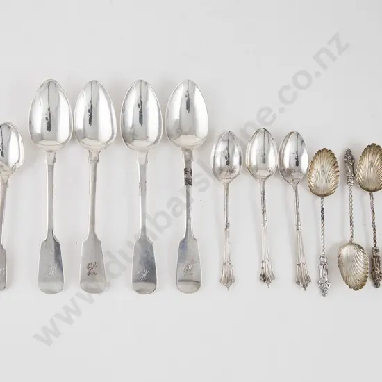 Selection Of Various S/S Tea & Coffee Spoons & Cake Forks