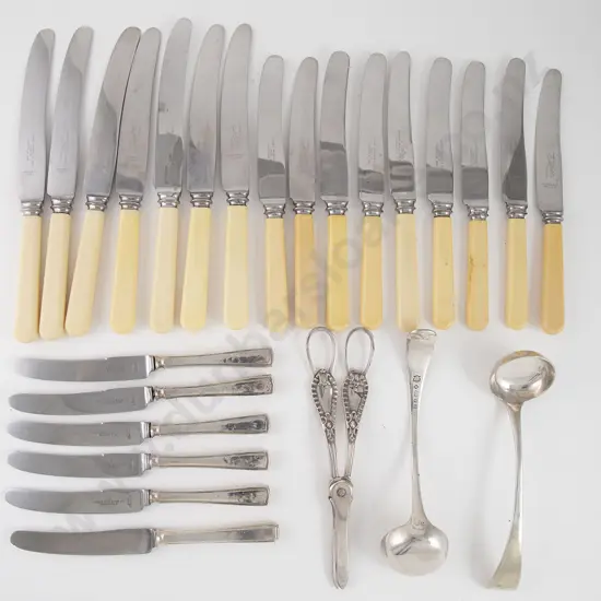 Set Six Art Deco S/S Handled Afternoon Tea Knives