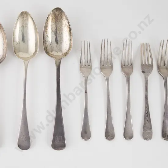 Composed Set Of 6 S/S Dessert Spoons
