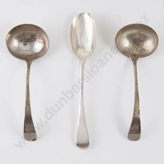 Pair Of Geo V S/S Sauce Ladles