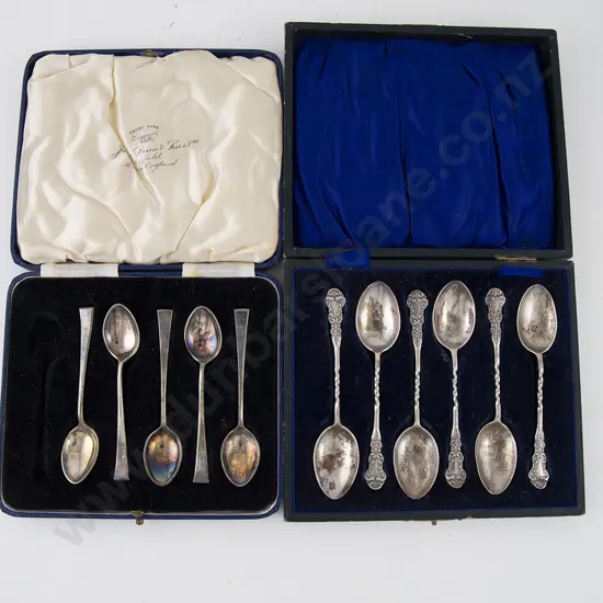 A Cased Set Of 6 Edw VII S/S Coffee Spoons