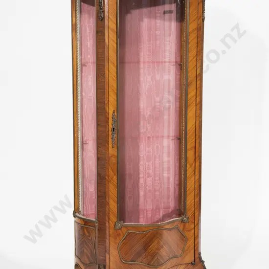 French Kingwood and Ormolu Mounted Vitrine
