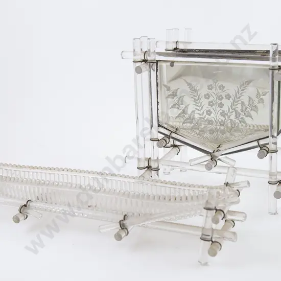 Two Victorian Posy Vases