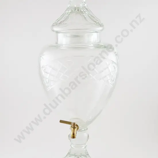 Early C20th Cut Glass Cordial Dispenser