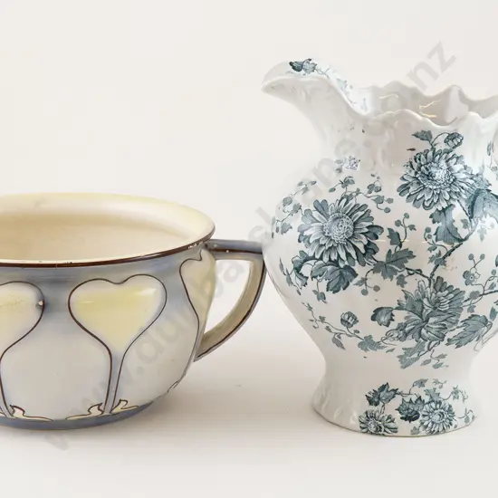 Victorian Toilet Jug & Chamber Pot