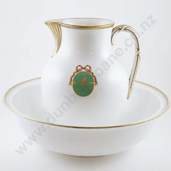 Victorian Copeland Spode Matching Toilet Jug & Basin