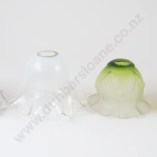 Four Edwardian Gas Lamp Shades