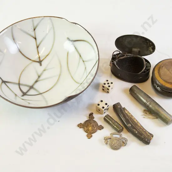 Pottery Bowl and assorted