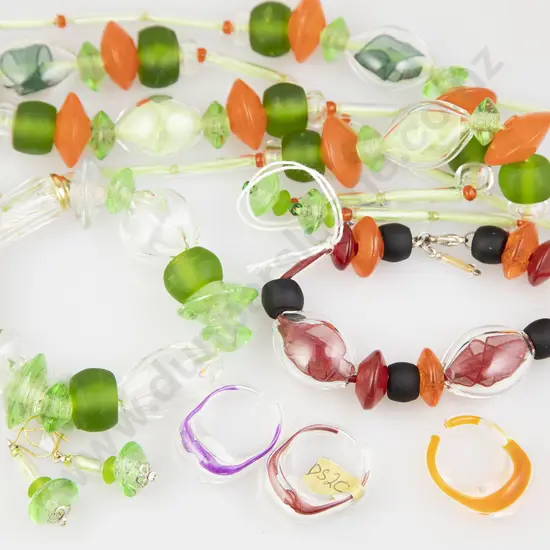 Selection of Modern Glass Jewellery