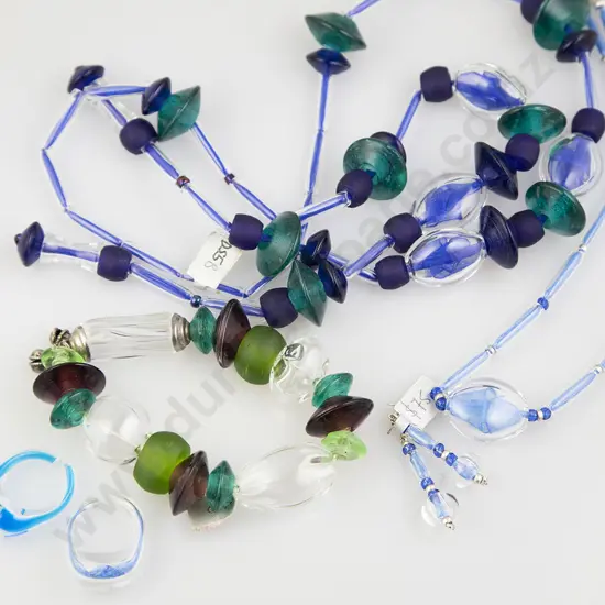 Selection of Modern Glass Jewellery
