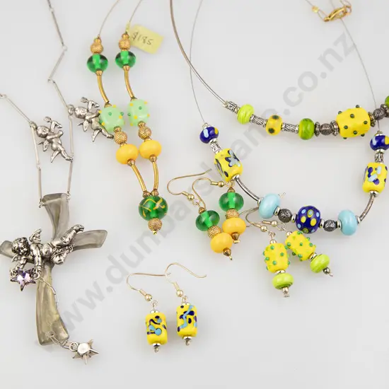 Selection of Modern Glass Jewellery