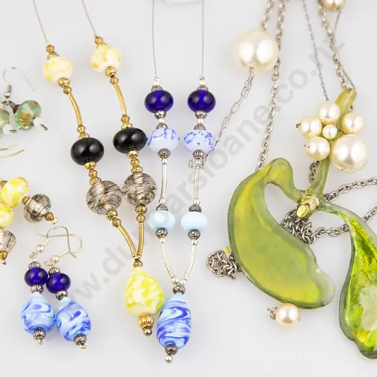 Selection of Modern Glass Jewellery