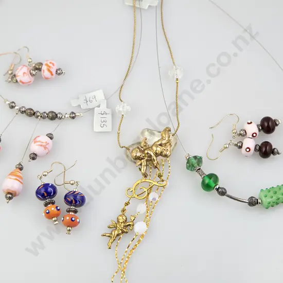 Selection of Modern Glass Jewellery