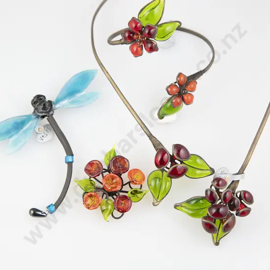 Selection of Modern Glass Jewellery