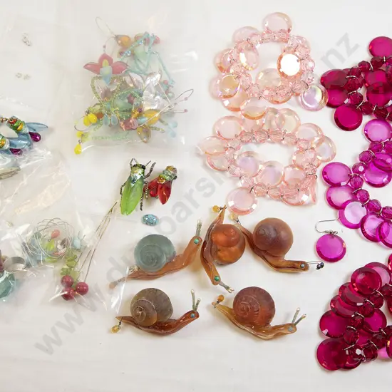 Selection Modern Glass Jewellery & Findings