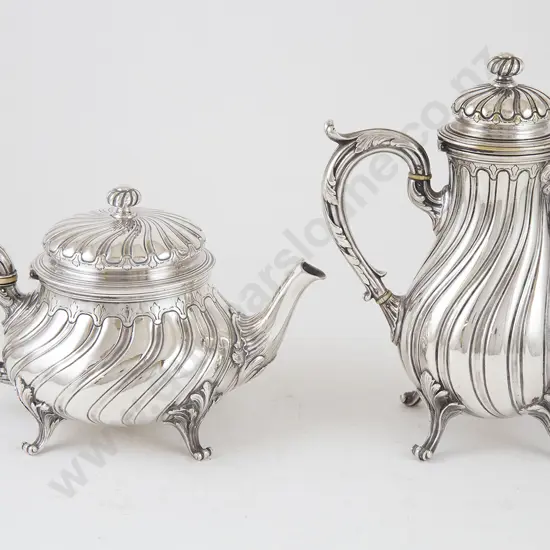 Christofle S/P Teapot & Hot Water Jug