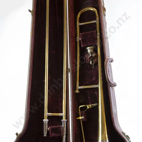 Vintage Cased Trombone