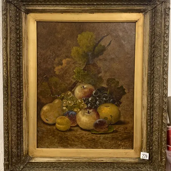 Victorian Still Life Oil
