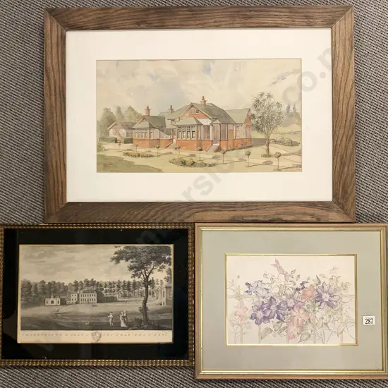 Regency Engraving Of Charborough