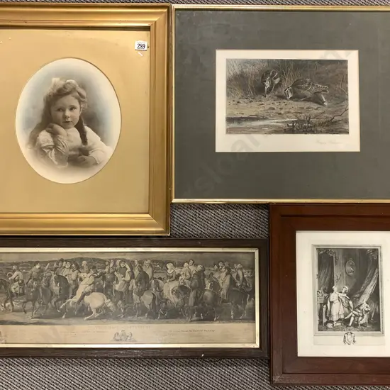 Four Various Antique Prints