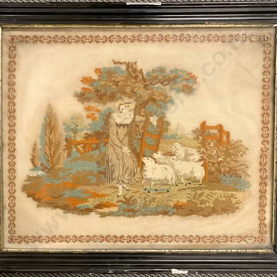 Framed Victorian Tapestry