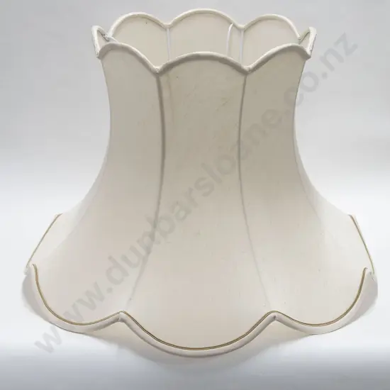 Large Silk Covered Standard Lampshade