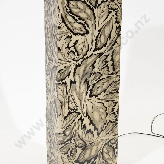 Modern Printed Resin Standard Lamp