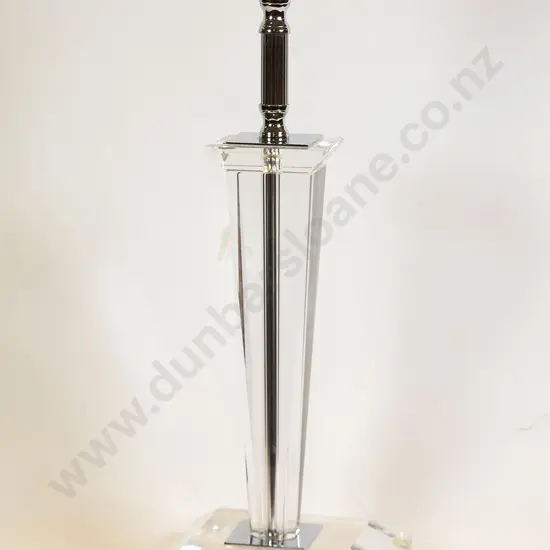 Three Glass Table Lamps