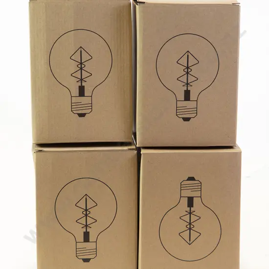 Four Large Decorative Bulbs