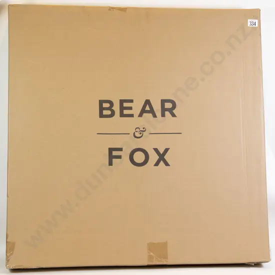 Large B&W Enamel Wall Clock