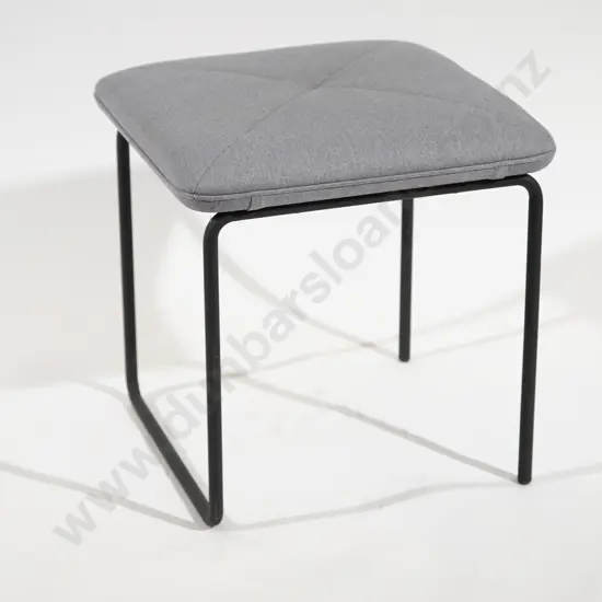New Upholstered Wrought Iron Stool