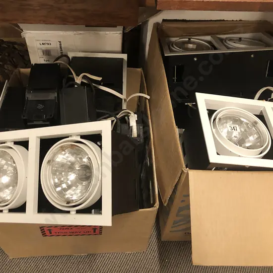 Seven Sets of Twin Spot Lights with transformers