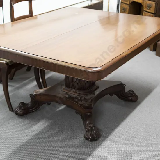 Victorian Mahogany Oblong Snap Top Breakfast Table