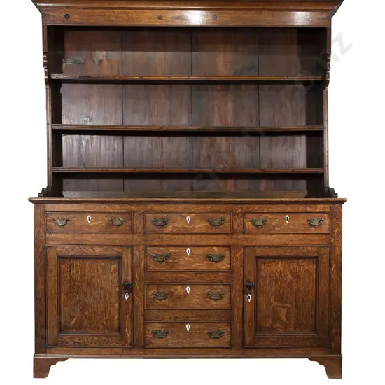 GeoIII Oak Welsh Dresser
