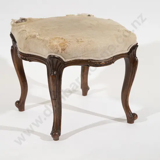Victorian Mahogany Footstool