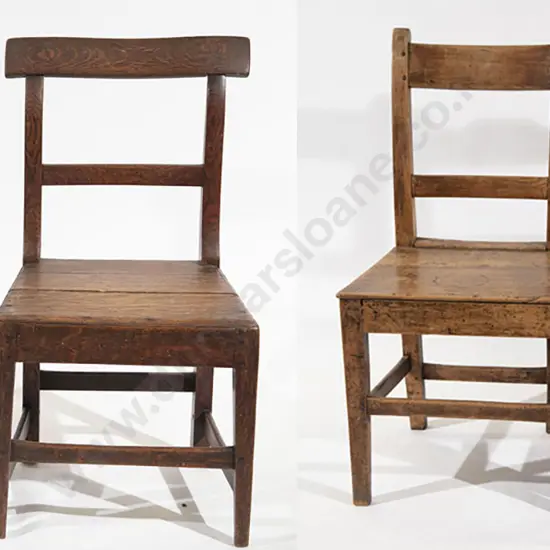 Four Oak Country Made Dining Chairs