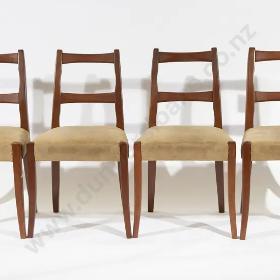 Set Four Fred Lowen Style Teak Dining Chairs