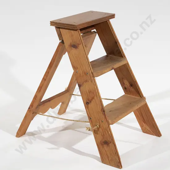 Small Folding Wooden Steps