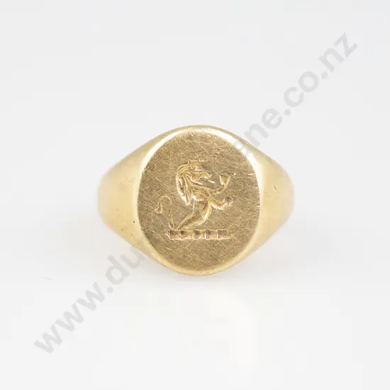 Victorian 18ct Signet Ring