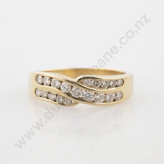 9ct 19stone Diamond Eternity Band