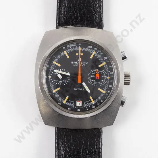 C1970 Breitling Datora 34 Chronograph Gents Wrist Watch