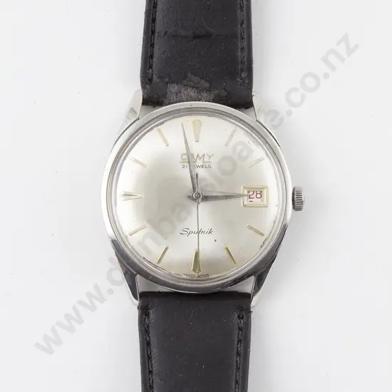 C1960 Camy Sputnik Stainless Steel Gents Wrist Watch