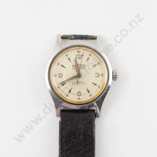 Mid C20th Roamer Brevete Gents Wrist Watch